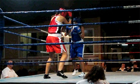 Evelyn boxing
